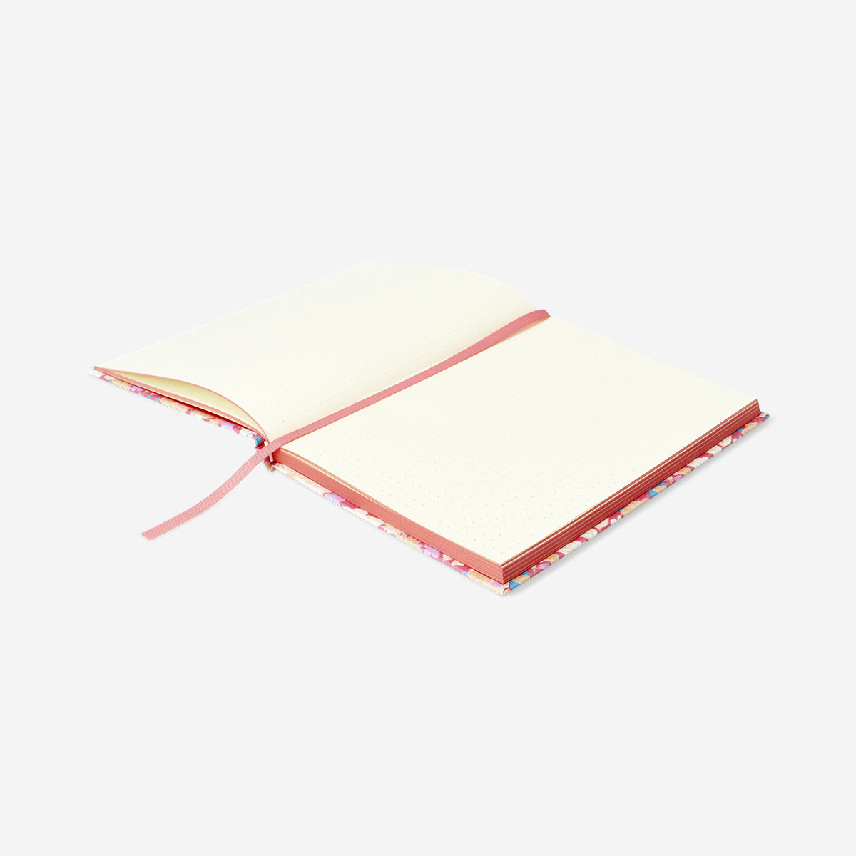 A5 bullet planner with floral fabric cover