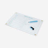 Magnetic planner board with marker