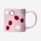Pink mug with cherries - 350 ml