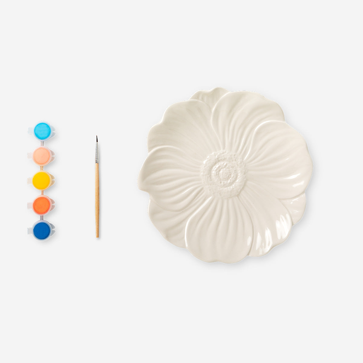 DIY decorative flower plate