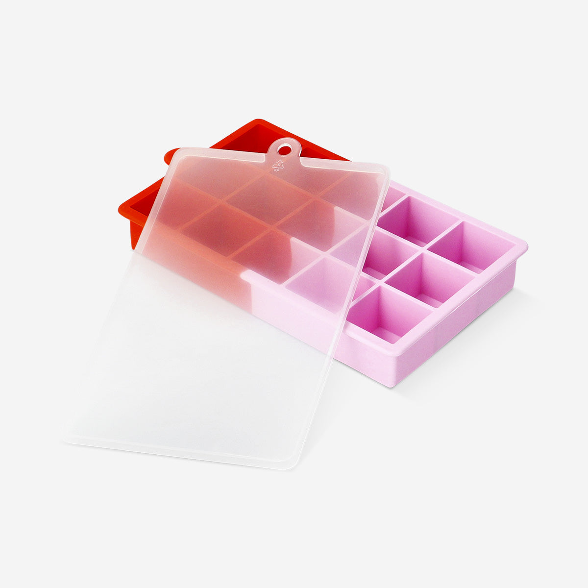 Pembe Kırmızı Renkli Buz Kalıbı