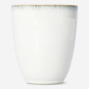 Beyaz Rustik Detaylı Bardak 250 ml