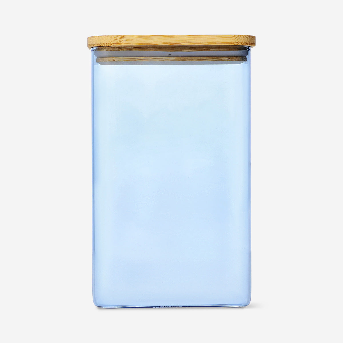 Designer Collection - Blue glass storage container with lid - 1,7 L