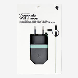 3’ü 1 arada duvar şarj cihazı