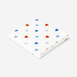 Kitchen cloths with hearts - 4 pcs