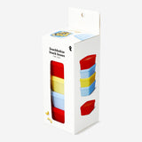 Set of square snack boxes - 5 pcs