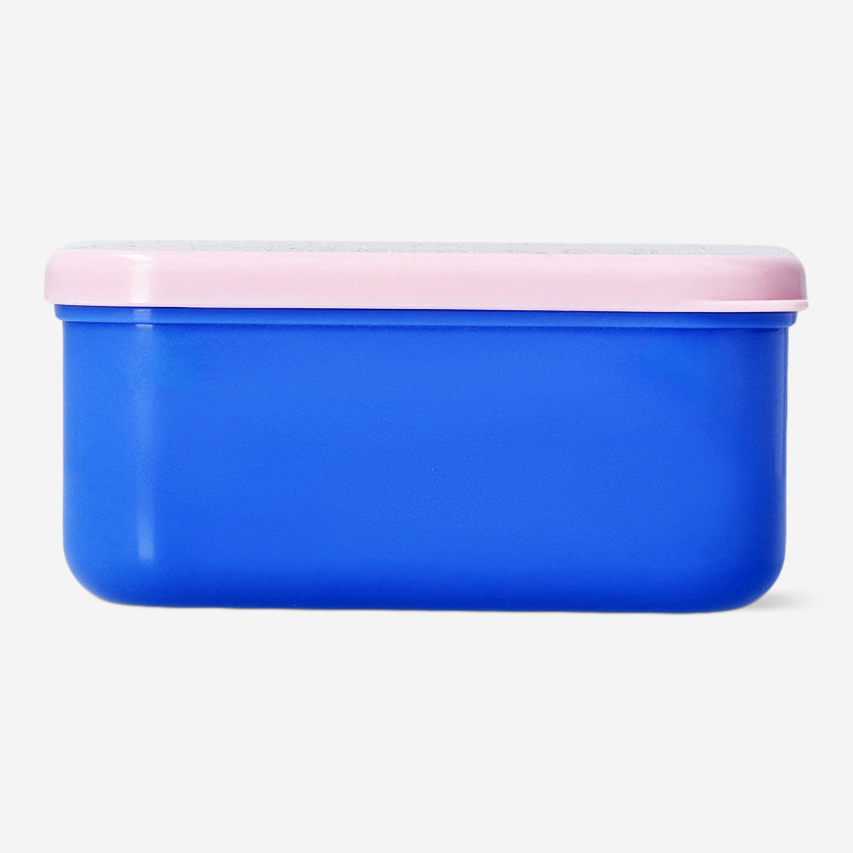 Blue snackbox with quote - 12 cm