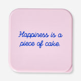 Blue snackbox with quote - 12 cm