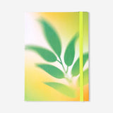 Yeşil Yaprak Desenli Kalemli Defter