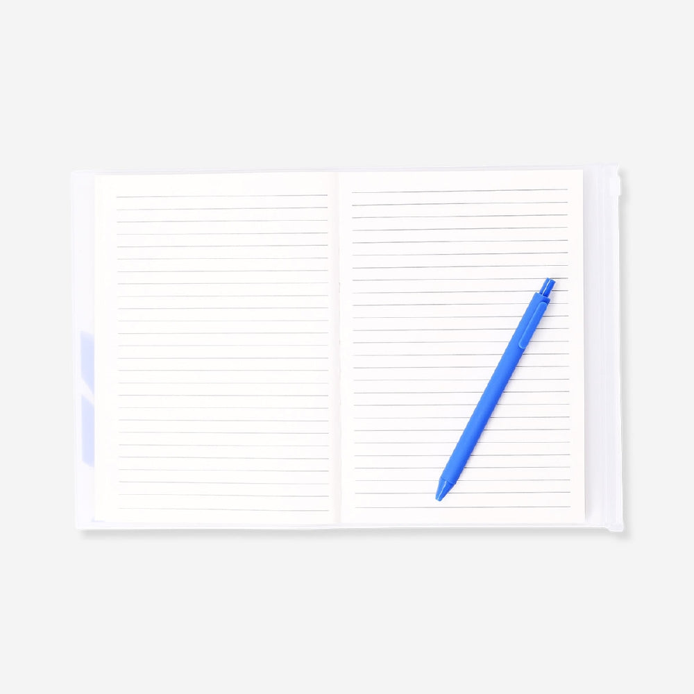 Mavi Yaprak Desenli Defter A6