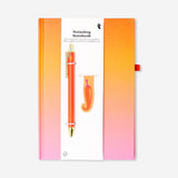 Kalemli Ayraçlı Turuncu Defter