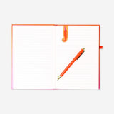 Kalemli Ayraçlı Turuncu Defter
