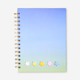 Kalemli Mavi Spiralli Defter A5
