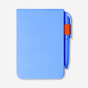 Kalemli Mavi Mini Defter