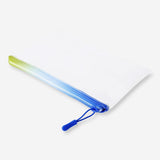 Pencil case with gradient zipper
