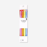 Erasable gel ink pens with monkey toppers - 4 pcs