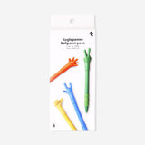 Ballpoint pens with hand signs - 4 pcs