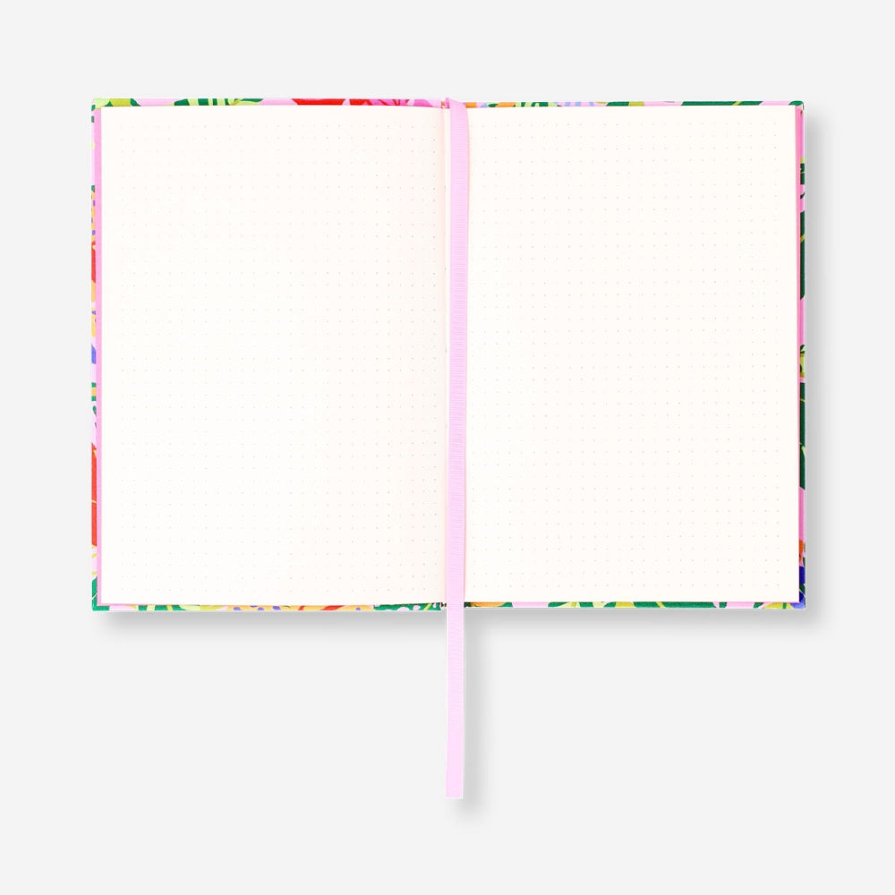 Çok Renkli Çiçek Desenli Defter