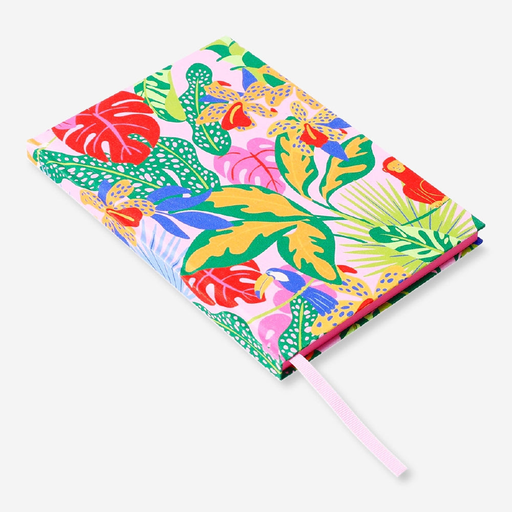 Çok Renkli Çiçek Desenli Defter