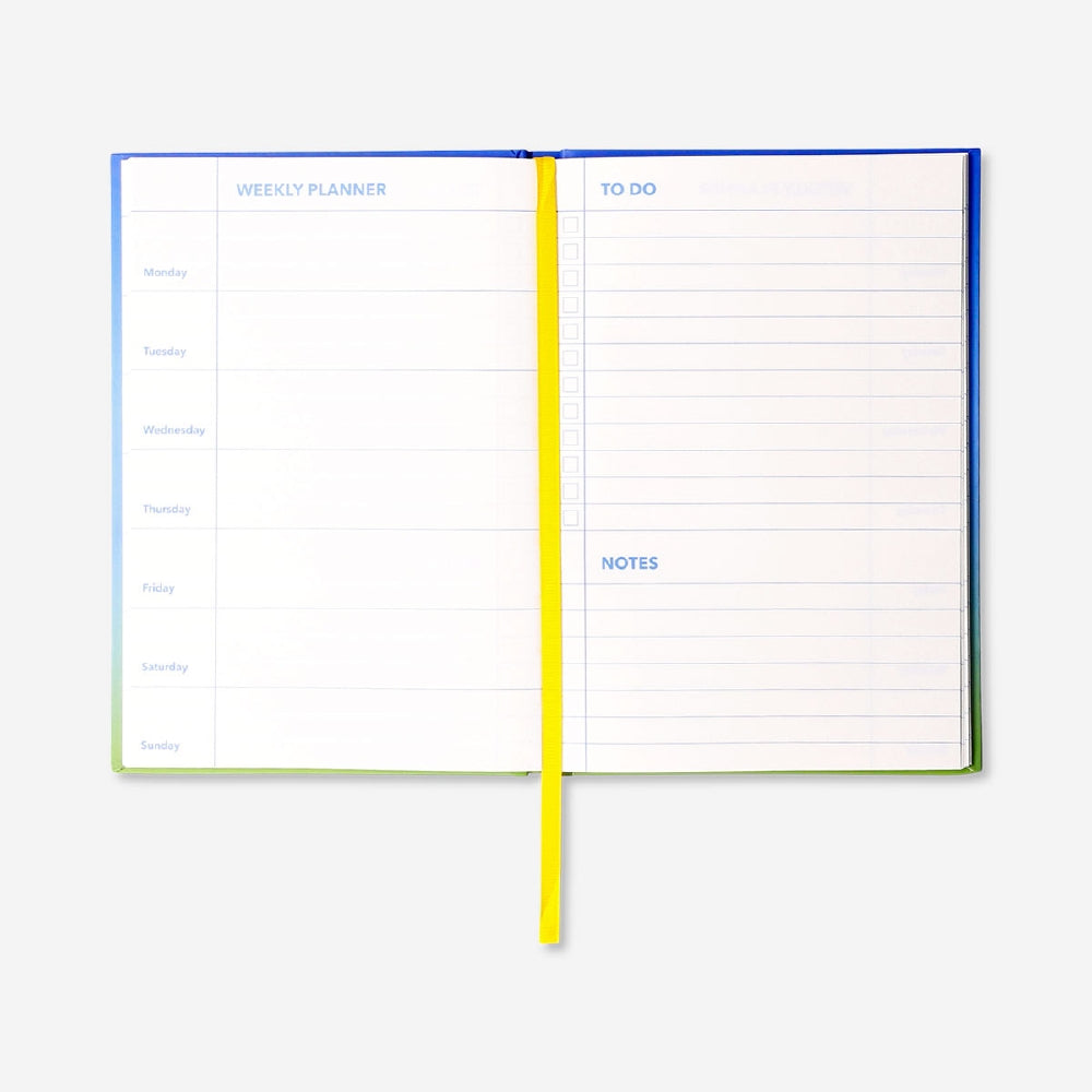 Mavi Haftalık Planlayıcı Defter A5