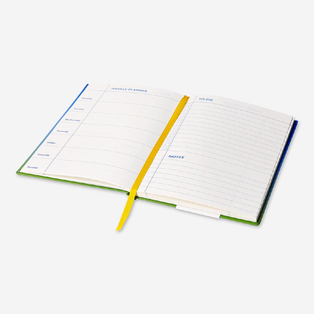 Mavi Haftalık Planlayıcı Defter A5