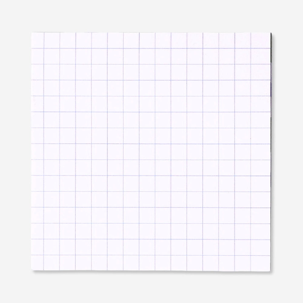 Sticky memos with grid pattern