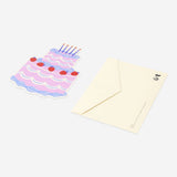 Birthday card - Birthday cake with candles