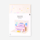 Birthday card - Pop up birthday cake 