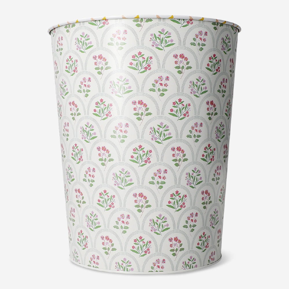Floral metal bin