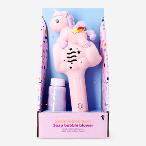 Unicorn Şeklinde Işıklı Baloncuk Makinesi