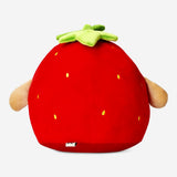 TEDDY CAPYBARA DRESSED AS A STRAWBERRY