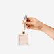 Beige refillable travel perfume bottle - 8 ml
