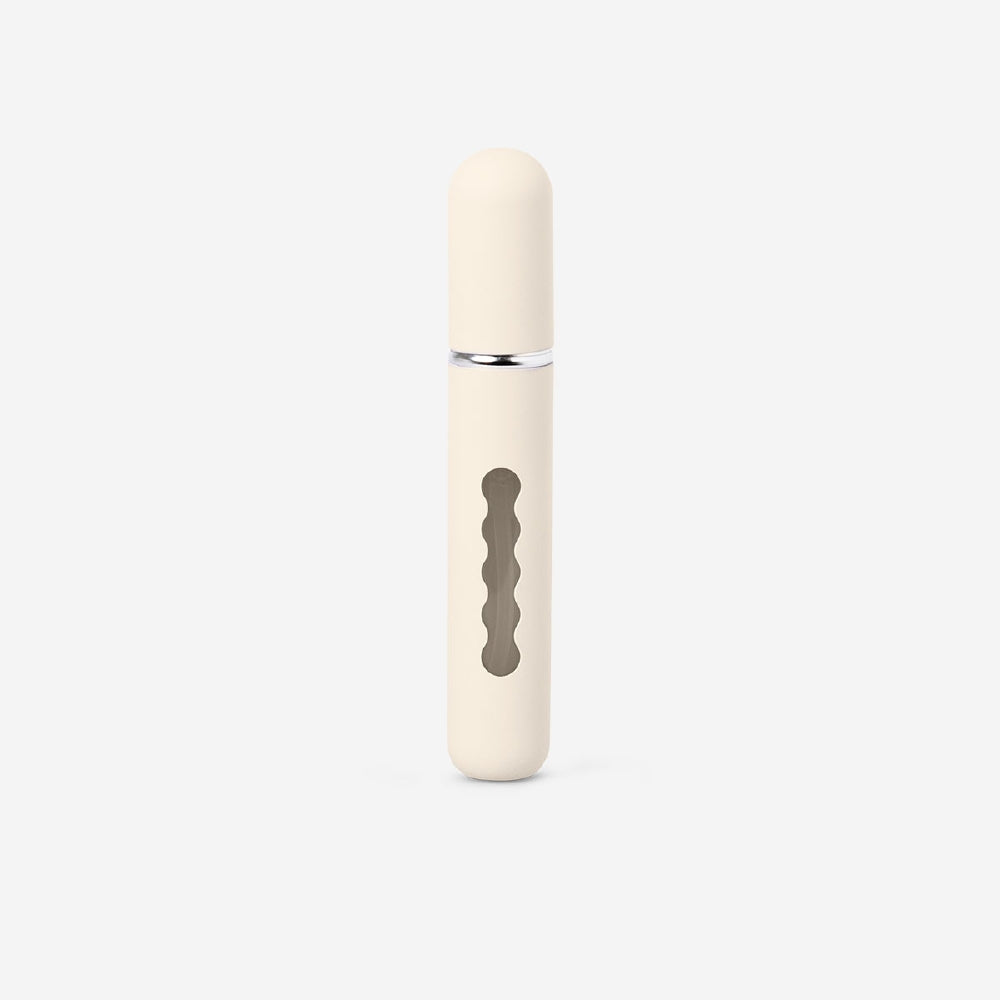 Beige refillable travel perfume bottle - 8 ml