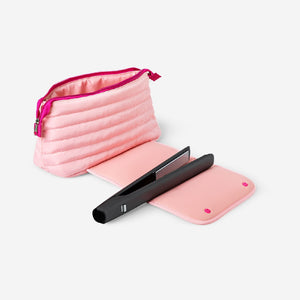 Pembe Saç Şekillendirici Düzenleyici Çanta