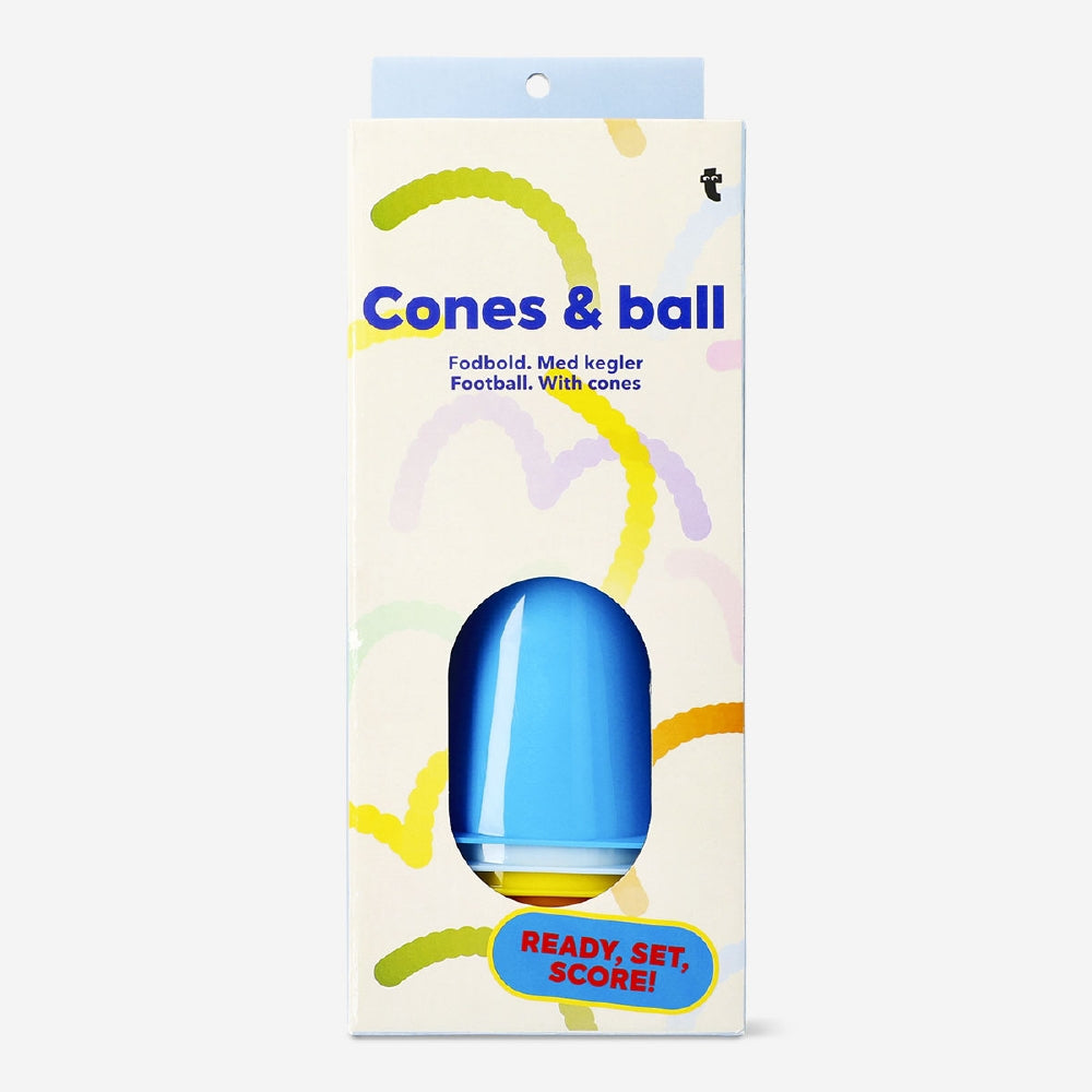 Football with cones