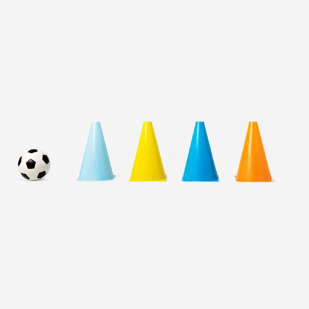Football with cones