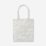 Tote bag - Flowers and checks print