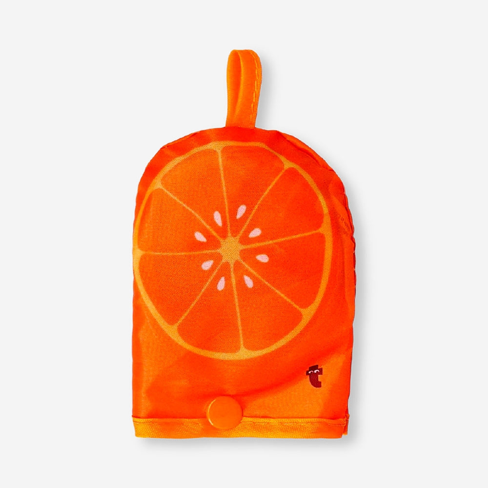 Portakal Desenli Katlanabilir Yelpaze