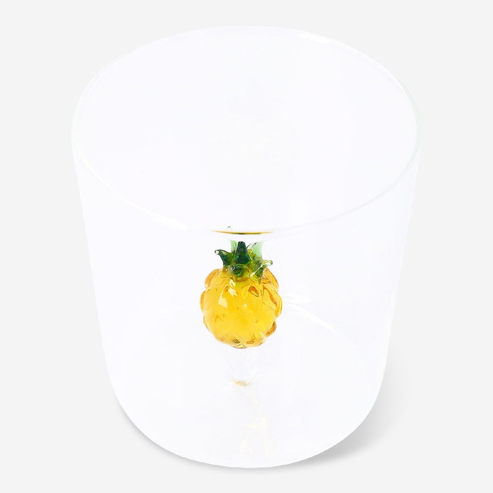 Drinking glass with pineapple inside - 350 ml