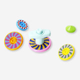 Stackable spinning tops