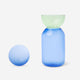 Blue and green jug with glass stopper - 1 L