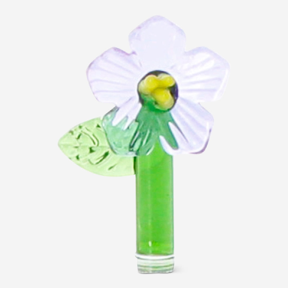 Drinking glasss with flower inside - 350 ml