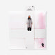 RAIN PONCHO MILKY PINK TRANSPARENT ONE SIZE ADULT