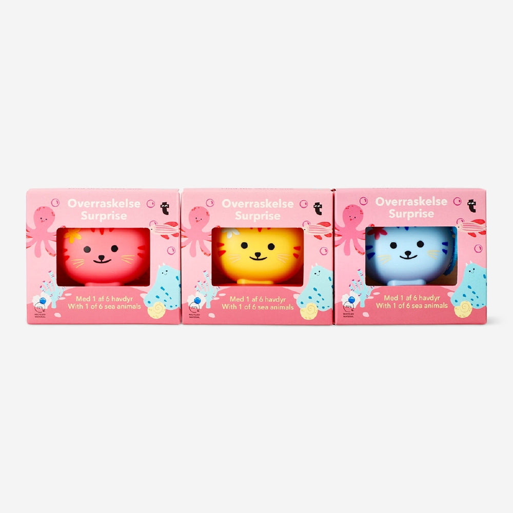 Collectable surprise - Sea animals in cat box