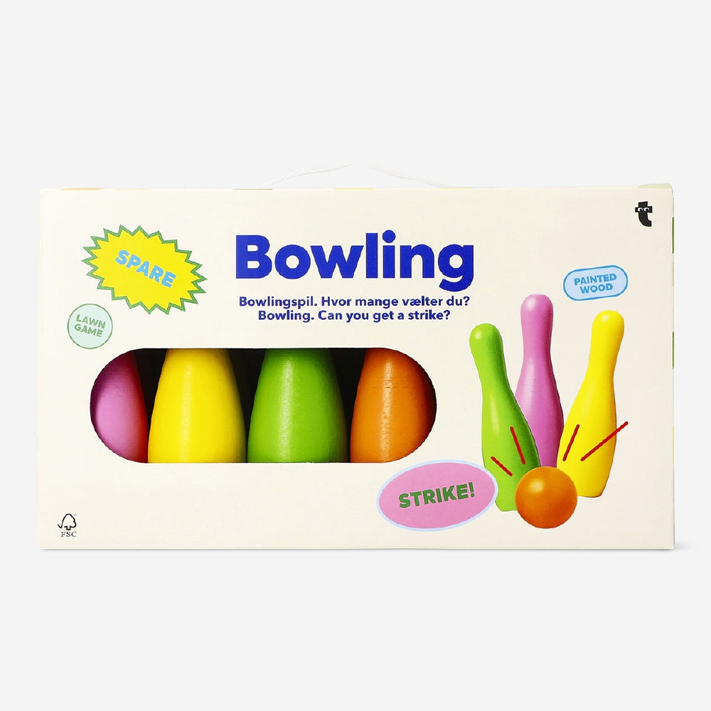 Lawn game - Wooden bowling 