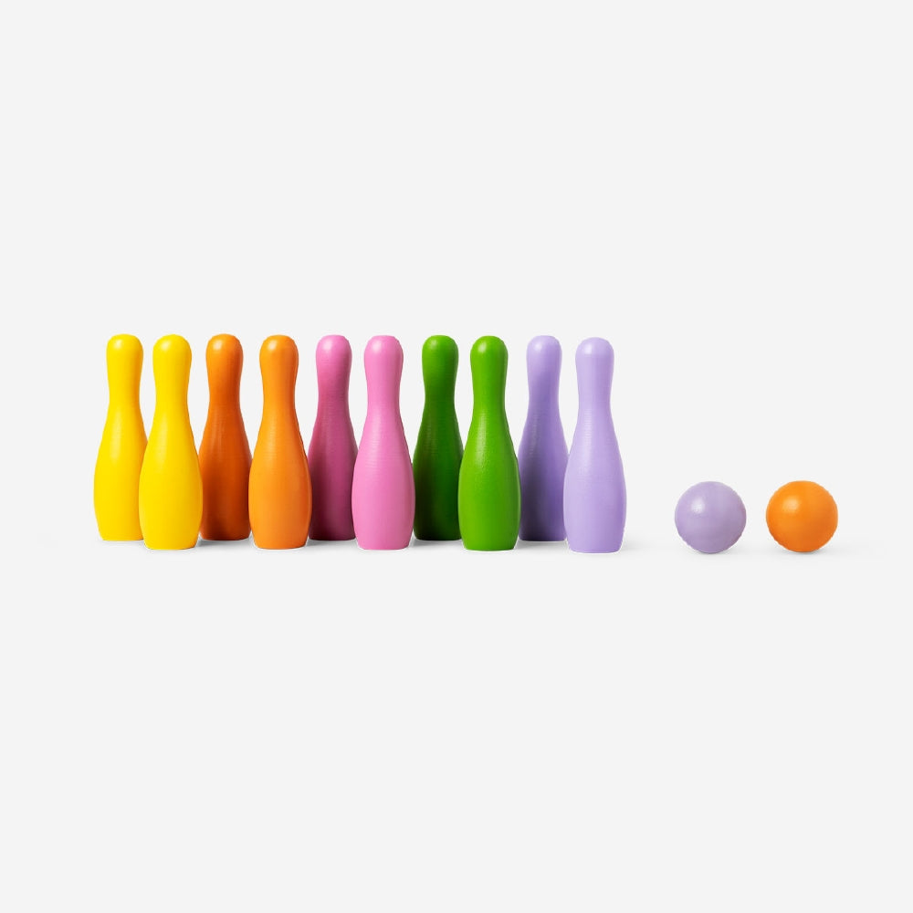 Lawn game - Wooden bowling 