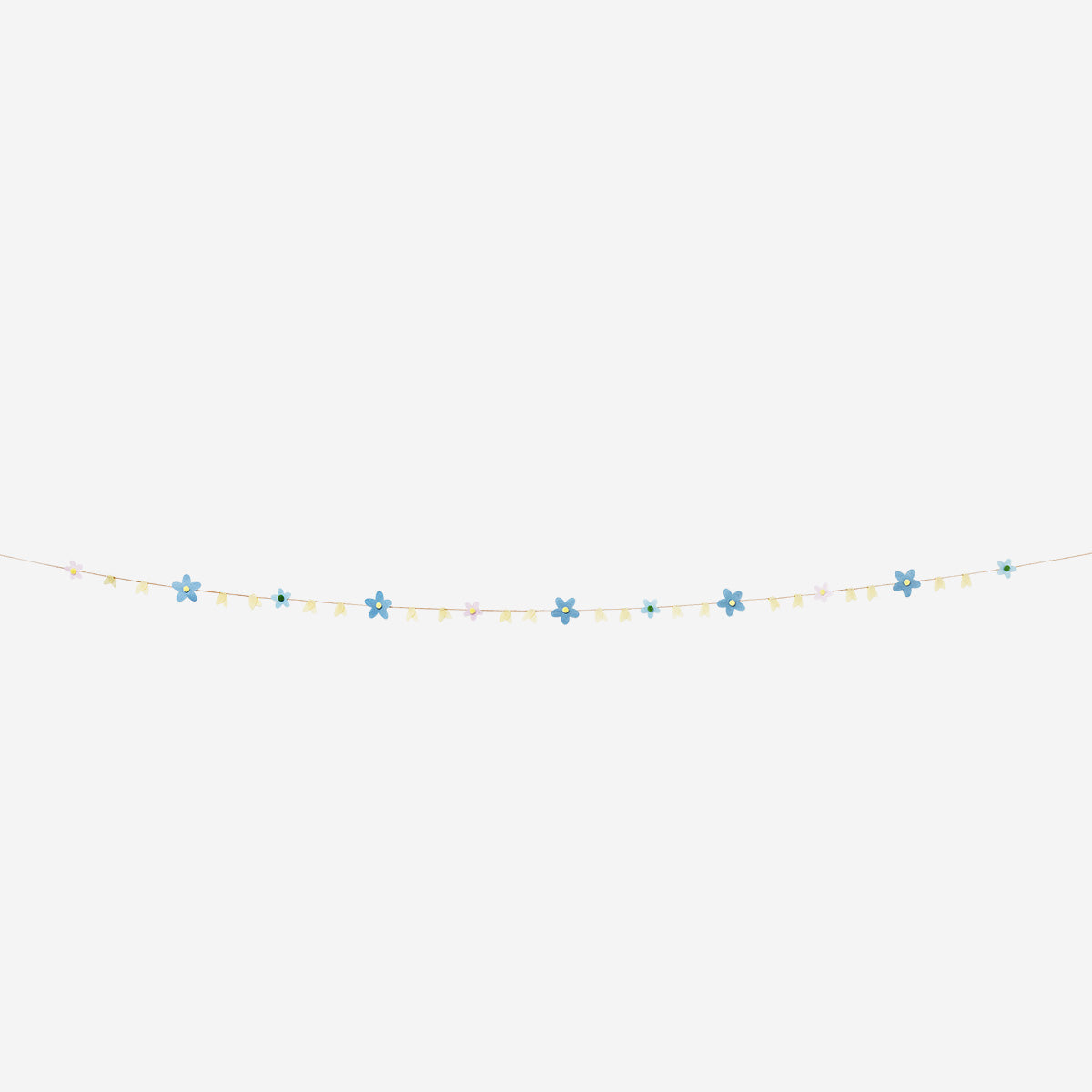 Felt flower garland - 320 cm