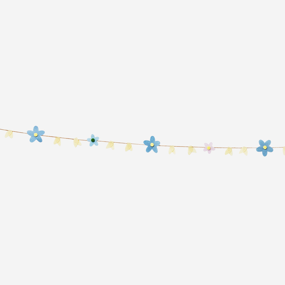 Felt flower garland - 320 cm