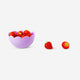 Purple flower bowls - 2 pcs