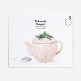 Çilek Şeklinde Seramik Demlik
